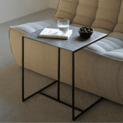 Table d'appoint Triptic Taupe - Ethnicraft galerie alréenne auray 56