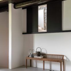 Banc Spindel teck - Ethnicraft galerie alréenne auray 56