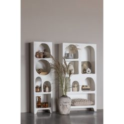 Grand Cabinet blanc Caz, photo - De Eekhoorn galerie alréenne auray 56