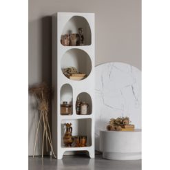 Petit Cabinet blanc Caz, photo - De Eekhoorn galerie alréenne auray 56