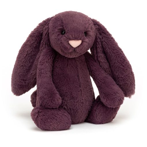 Peluche Lapin, prune - Jellycat galerie alréenne auray 56