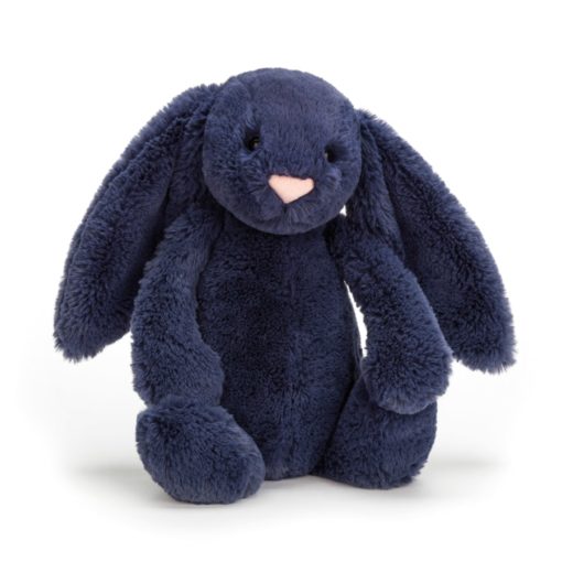 Peluche Lapin, bleu marine - Jellycat galerie alréenne auray 56