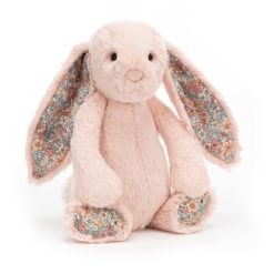 Peluche Lapin fleuri, rose poudré - Jellycat galerie alréenne auray 56