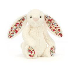 Peluche Lapin fleuri, crème - Jellycat galerie alréenne auray 56