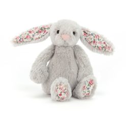Peluche Lapin fleuri, argenté - Jellycat galerie alréenne auray 56