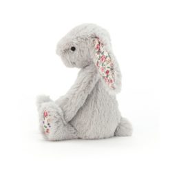 Peluche Lapin fleuri, argenté - Jellycat galerie alréenne auray 56