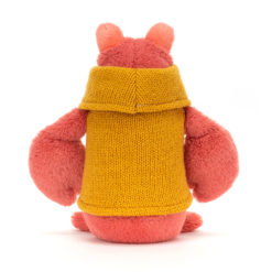 Peluche langoustine avec un pull - Jellycat galerie alréenne auray 56