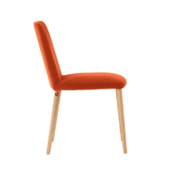 Chaise Rob C0110 rouge - Mobitec galerie alréenne auray 56