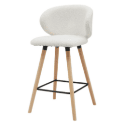 Chaise bar tiago gris - Zago galerie alréenne auray 56