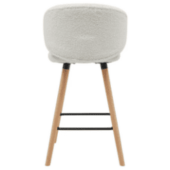 Chaise bar tiago blanc - Zago galerie alréenne auray 56