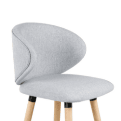 Chaise bar tiago gris - Zago galerie alréenne auray 56