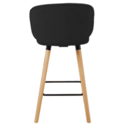 Chaise bar tiago noir - Zago galerie alréenne auray 56