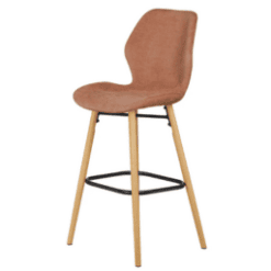 Chaise de haute, marron nèfle - Zago galerie alréenne auray 56