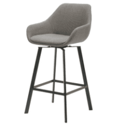 Chaise haute Moss, gris argenté - Zago galerie alréenne auray 56