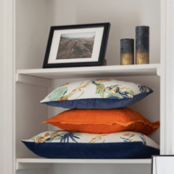 Coussin Fara, Ambre / photo - SDE Vivaraise galerie alréenne auray 56