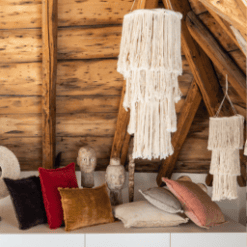 Coussin Fara, coloris / photo - SDE Vivaraise galerie alréenne auray 56