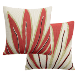 Coussin Suzi, litchi / recto-verso - SDE Vivaraise galerie alréenne auray 56