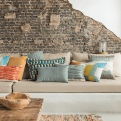 Coussin Zeff thym / photo - SDE Vivaraise galerie alréenne auray 56