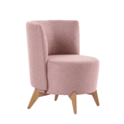Fauteuil Bolero, pieds bois, RO118 - Mobitec galerie alréenne auray 56