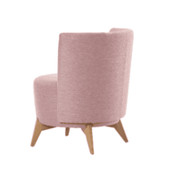 Fauteuil Bolero, pieds bois, RO118 - Mobitec galerie alréenne auray 56