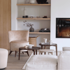 Fauteuil Bolero, pieds bois, RO118 - Mobitec galerie alréenne auray 56