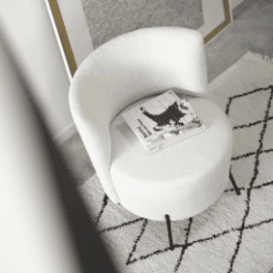 Fauteuil Bolero, pieds métal, RO718 - Mobitec galerie alréenne auray 56