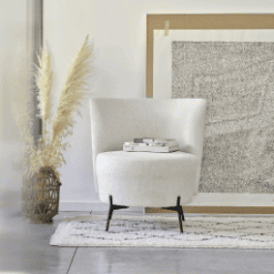 Fauteuil Bolero, pieds métal, RO718 - Mobitec galerie alréenne auray 56