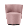 Fauteuil Bolero, pieds rond, R1318_R1418 - Mobitec galerie alréenne auray 56