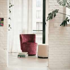 Fauteuil Bolero, pieds rond, R1318_R1418 - Mobitec galerie alréenne auray 56