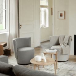 Fauteuil Bolero, pieds rond, R1318_R1418 - Mobitec galerie alréenne auray 56