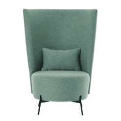 Grand Fauteuil Bolero, pieds métal, RO919 - Mobitec galerie alréenne auray 56