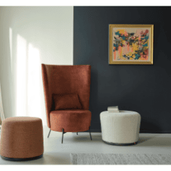 Grand Fauteuil Bolero, pieds métal, RO919 - Mobitec galerie alréenne auray 56