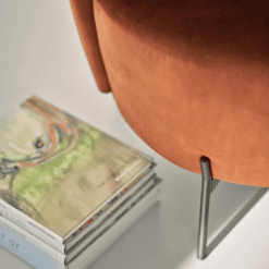 Grand Fauteuil Bolero, pieds métal, RO919 - Mobitec galerie alréenne auray 56