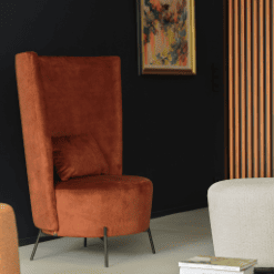 Grand Fauteuil Bolero, pieds métal, RO919 - Mobitec galerie alréenne auray 56