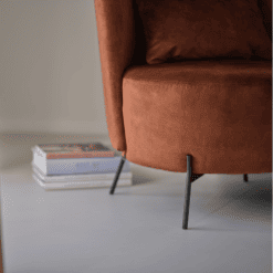 Grand Fauteuil Bolero, pieds métal, RO919 - Mobitec galerie alréenne auray 56