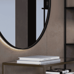 Miroir PALACE, noir / photo - Pomax galerie alréenne auray 56