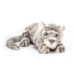 Peluche tigre blanc couché - Jellycat galerie alréenne auray 56