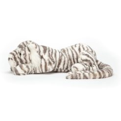 Peluche tigre blanc couché - Jellycat galerie alréenne auray 56