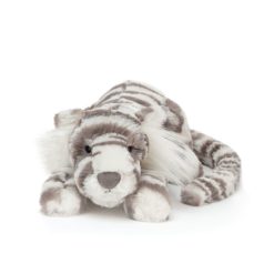 Peluche tigre blanc couché - Jellycat galerie alréenne auray 56