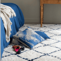 Tapis Casablanca , touareg / photo - SDE Vivaraise galerie alréenne auray 56