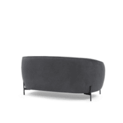 canapé moon 2 places anthracite - Zago galerie alréenne auray 56