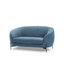 canapé moon 2 places anthracite - Zago galerie alréenne auray 56