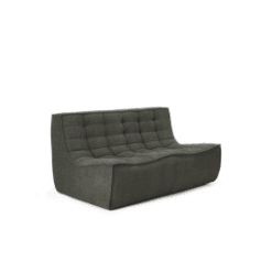 Canapé N701 kaki 2 places - Ethnicraft galerie alréenne auray 56