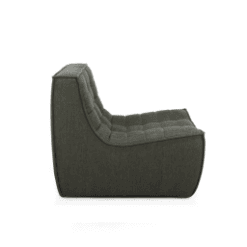 Canapé N701 kaki 1 place - Ethnicraft galerie alréenne auray 56