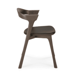 Bok, chêne brun, cuir marron - Ethnicraft galerie alréenne auray 56