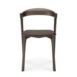 Bok, chêne brun, cuir marron - Ethnicraft galerie alréenne auray 56