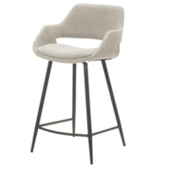 Chaise de haute esmee gris clair - Zago galerie alréenne auray 56