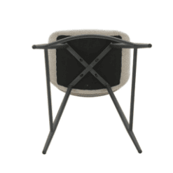 Chaise de haute esmee gris clair - Zago galerie alréenne auray 56