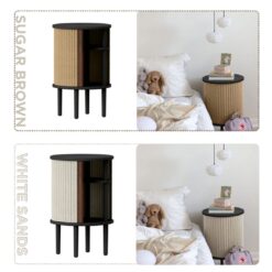 table d'appoint chêne noir